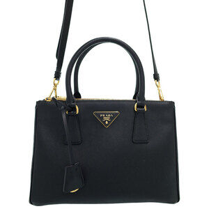 Prada Galleria handbag black Saffiano leather